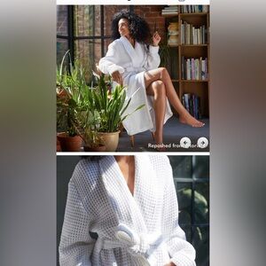 Brooklinen Waffle Robe White
